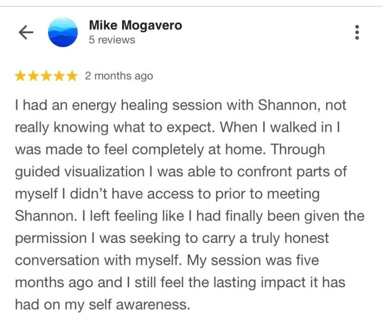 Testimonial Energy Healing_Mike