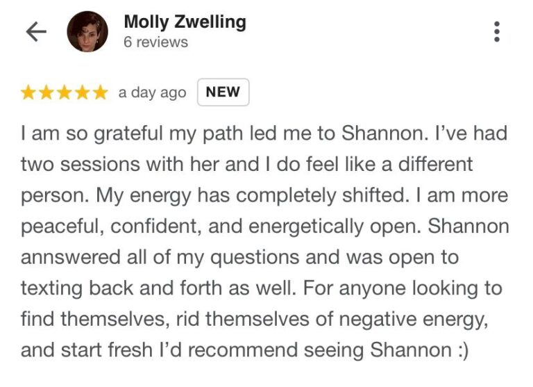 Testimonial Energy Healing_Molly